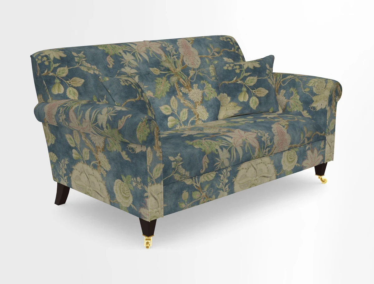 Petworth 2 Seater Sofa in Mulberry Flying Ducks