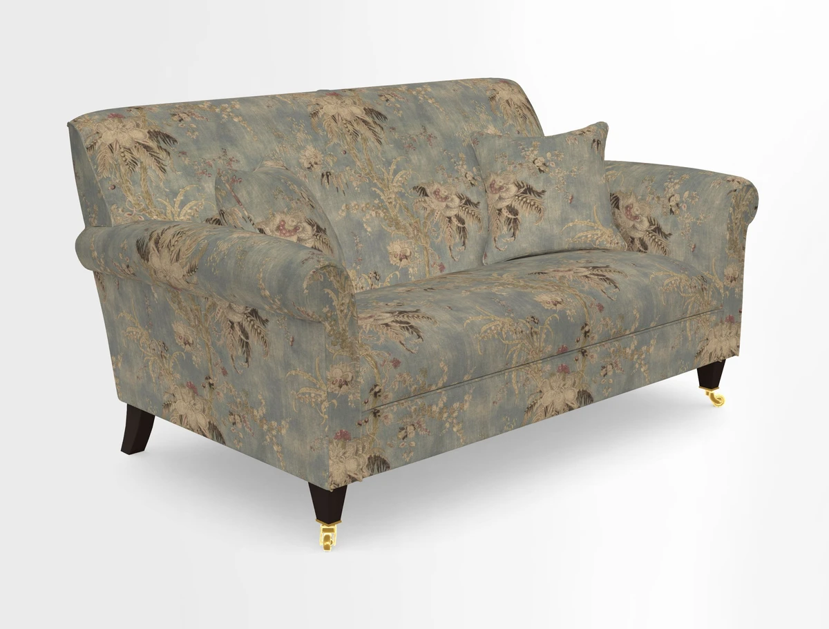 Petworth 2 Seater Sofa in Mulberry Flying Ducks