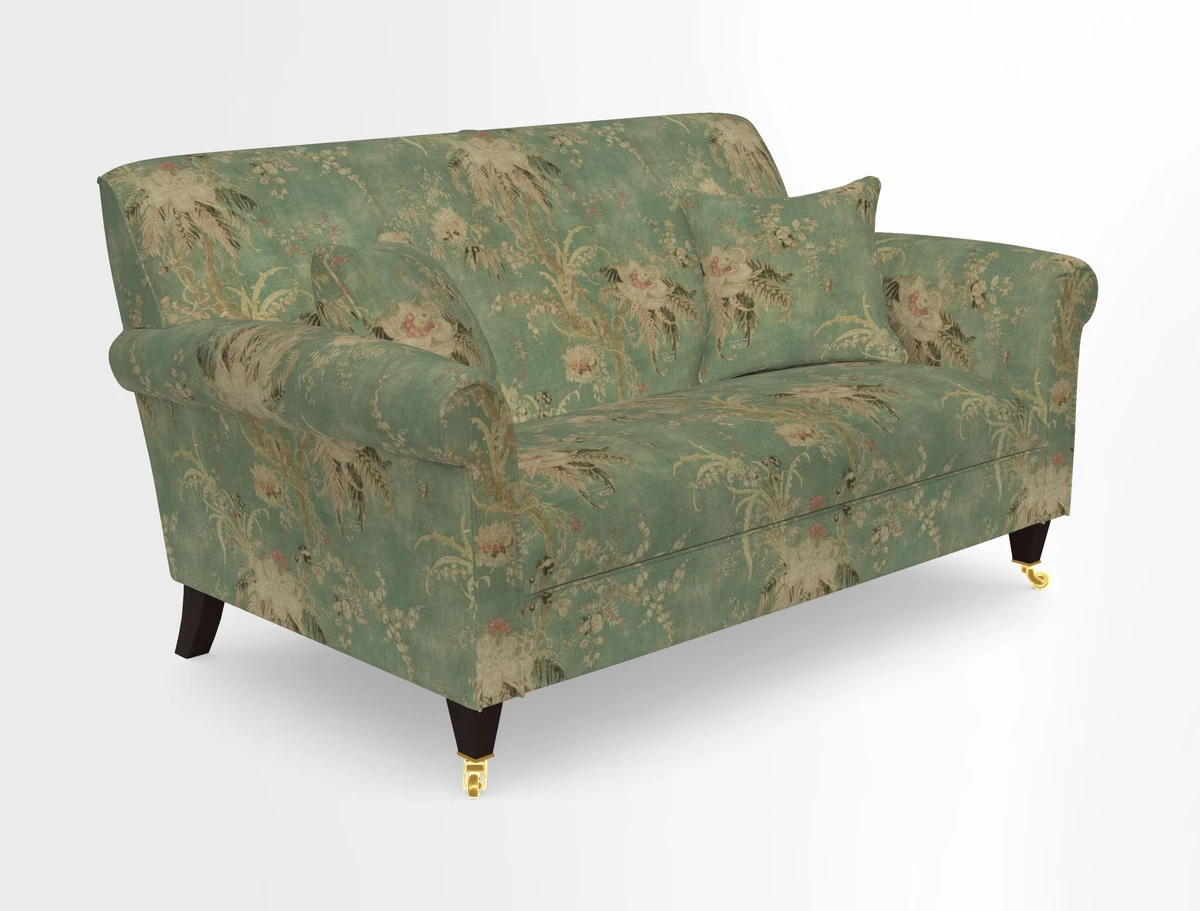 Petworth 2 Seater Sofa in Mulberry Flying Ducks