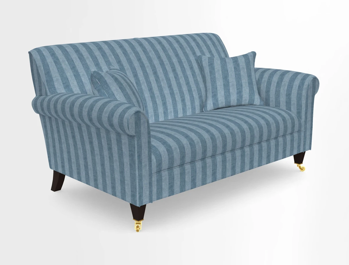 Petworth 2 Seater Sofa in Mulberry Flying Ducks