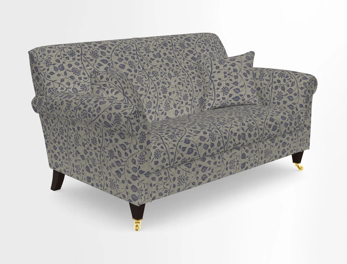 Petworth 2 Seater Sofa in Mulberry Flying Ducks