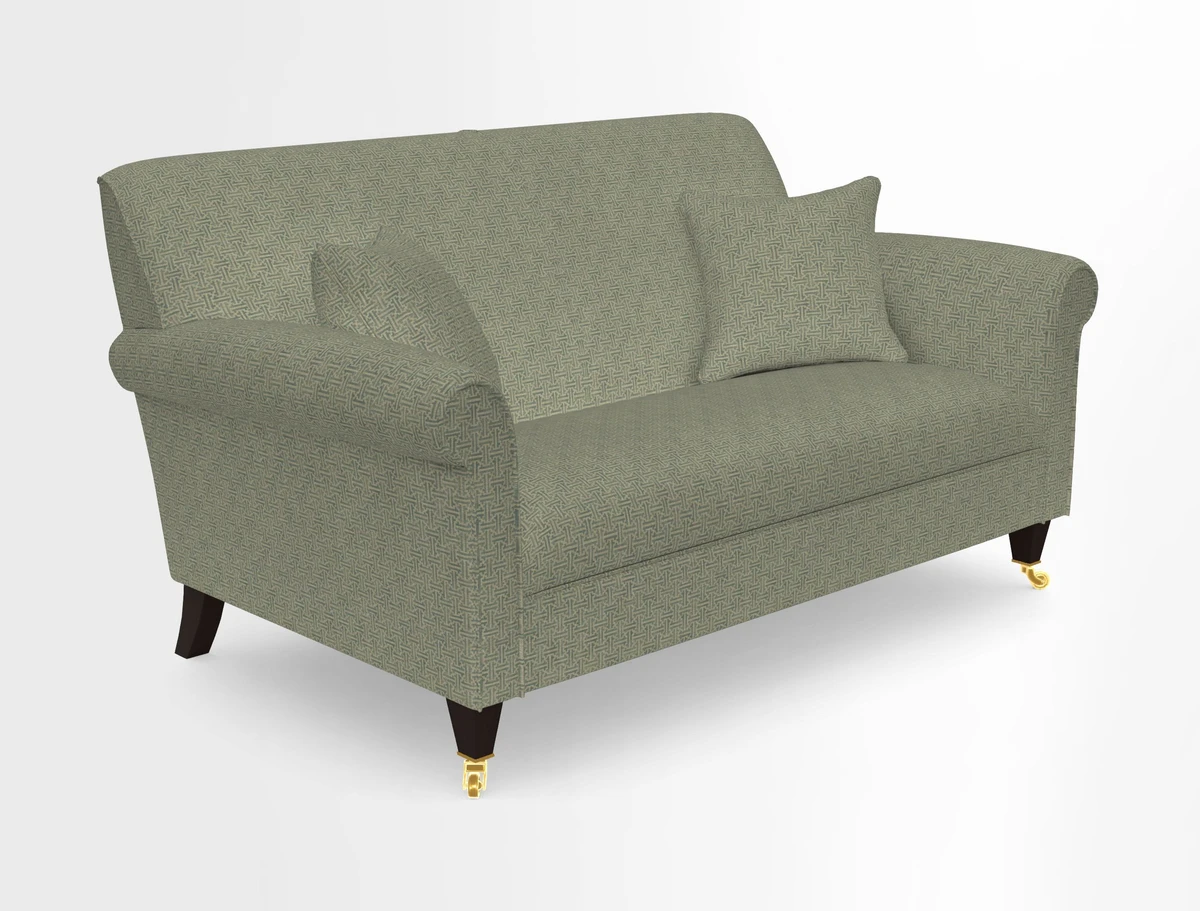Petworth 2 Seater Sofa in Mulberry Flying Ducks