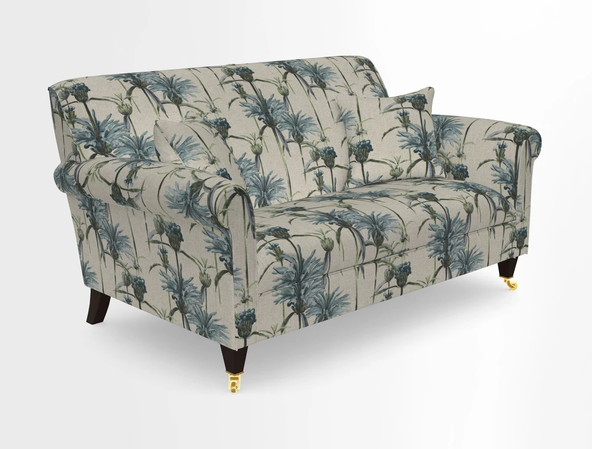 Petworth 2 Seater Sofa in Mulberry Flying Ducks