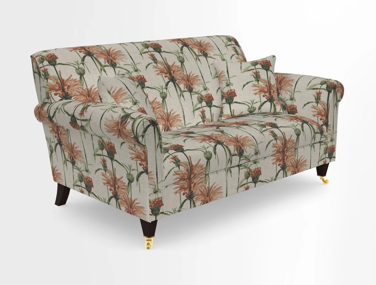 Petworth 2 Seater Sofa in Mulberry Flying Ducks