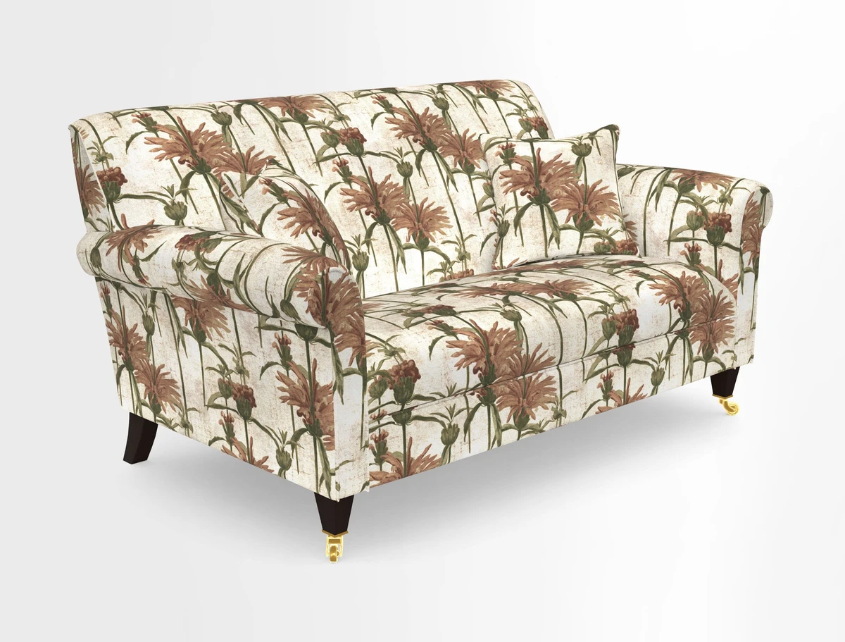 Petworth 2 Seater Sofa in Mulberry Flying Ducks