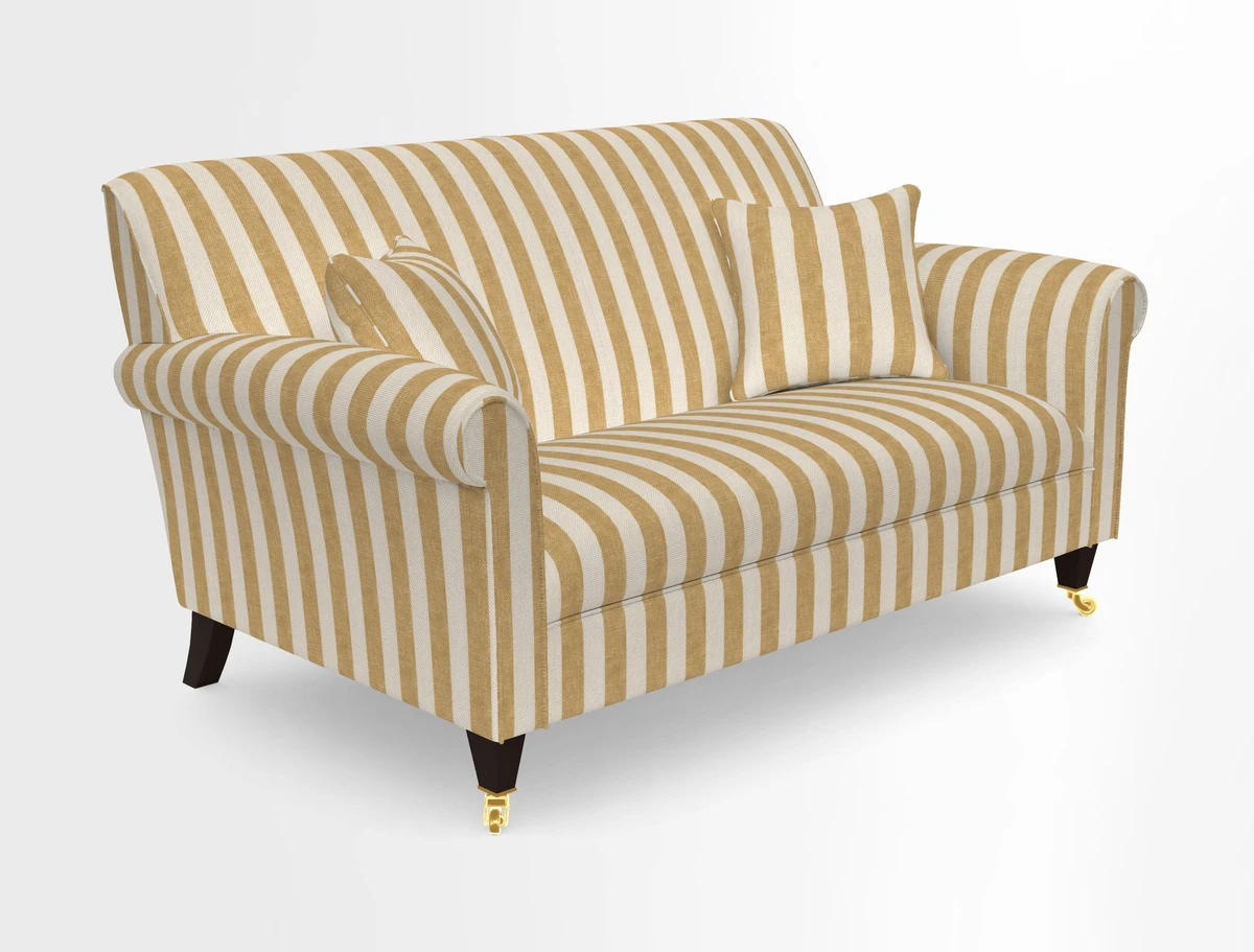Petworth 2 Seater Sofa in Mulberry Flying Ducks