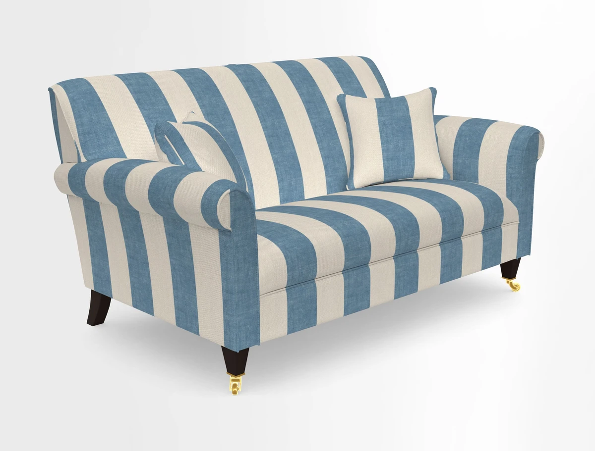Petworth 2 Seater Sofa in Mulberry Flying Ducks