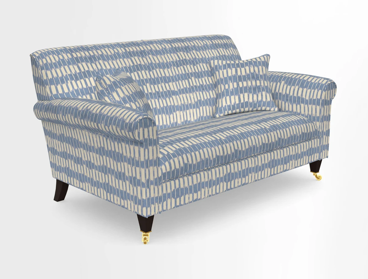Petworth 2 Seater Sofa in Mulberry Flying Ducks