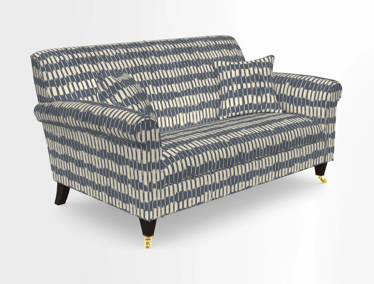 Petworth 2 Seater Sofa in Mulberry Flying Ducks