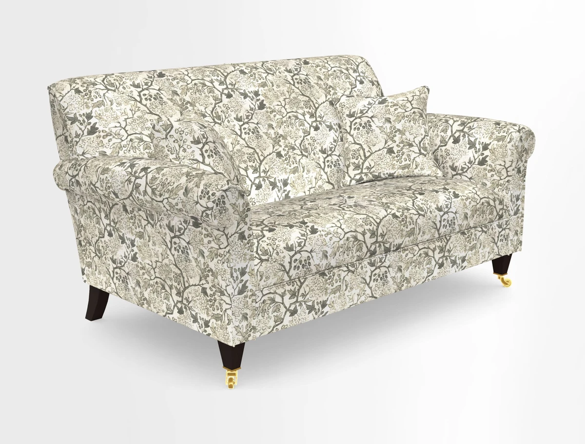Petworth 2 Seater Sofa in Mulberry Flying Ducks