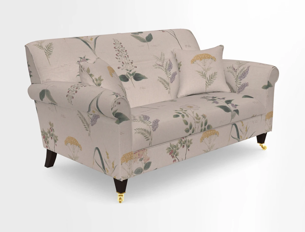 Petworth 2 Seater Sofa in Mulberry Flying Ducks