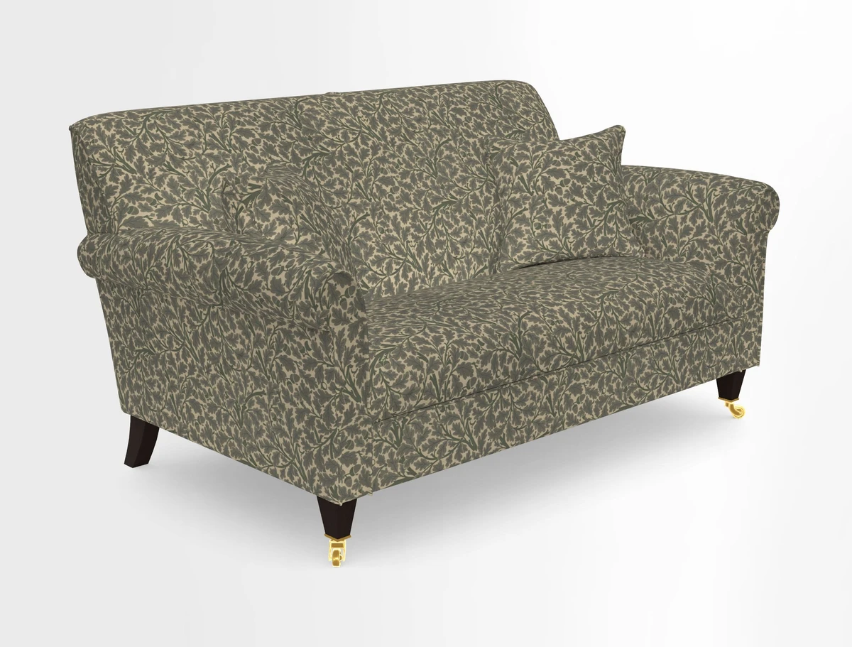 Petworth 2 Seater Sofa in Mulberry Flying Ducks