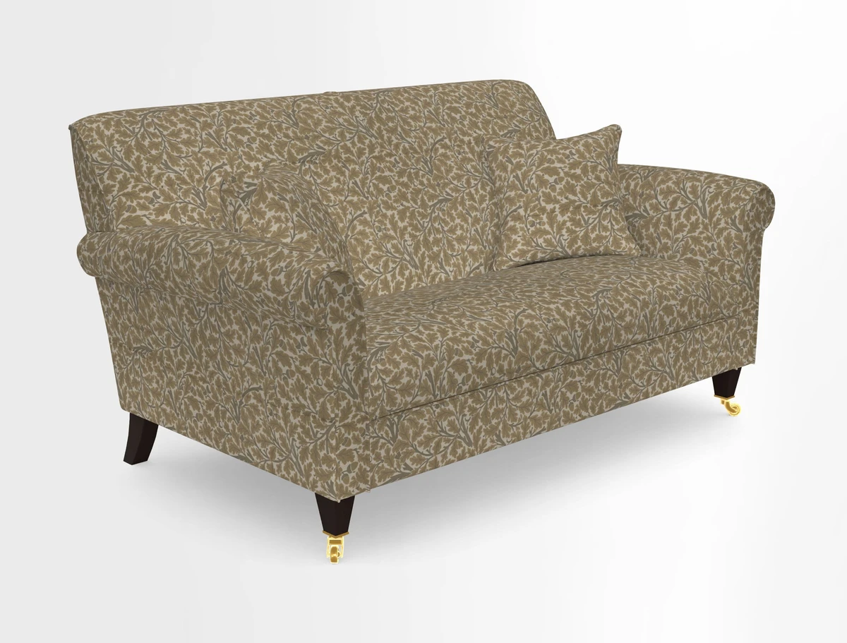 Petworth 2 Seater Sofa in Mulberry Flying Ducks