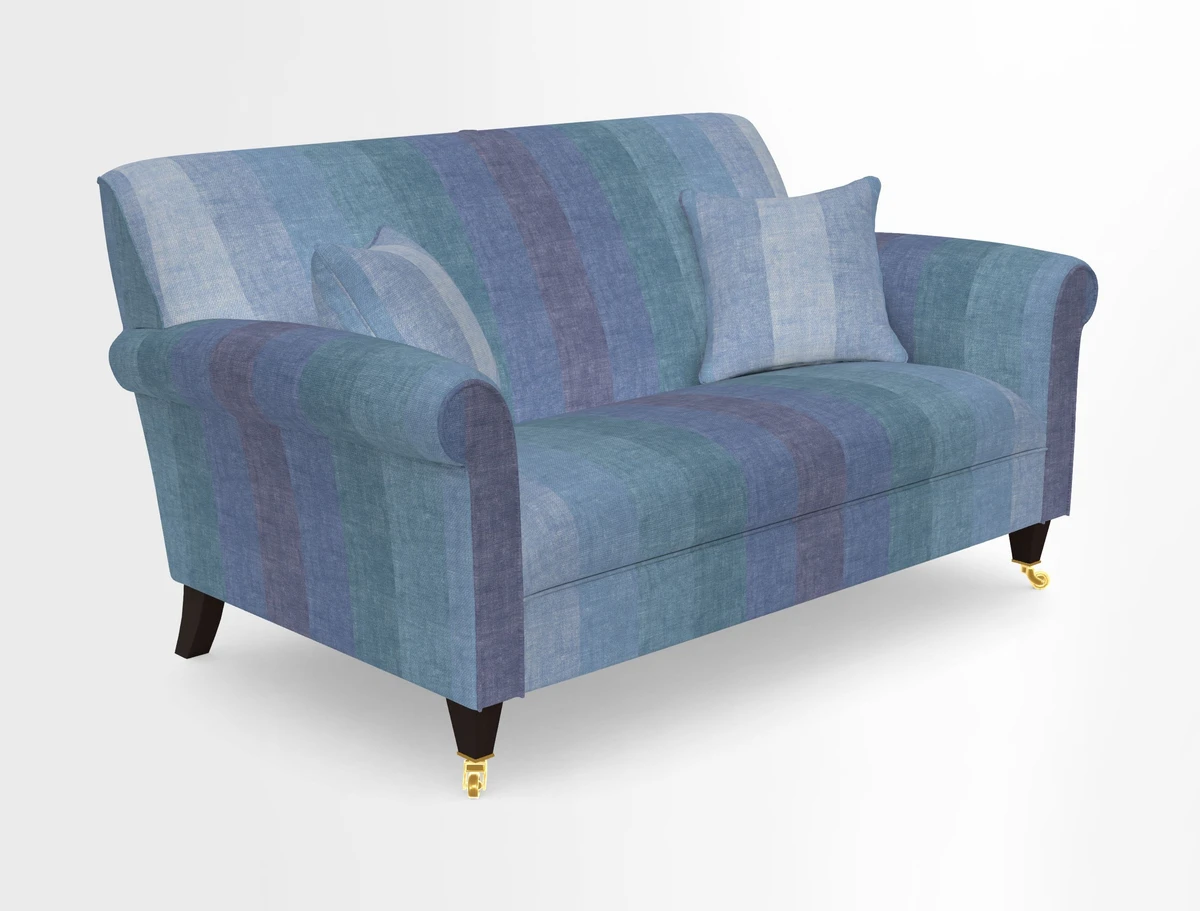 Petworth 2 Seater Sofa in Mulberry Flying Ducks