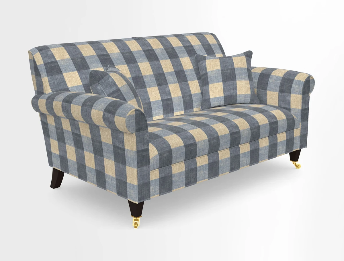 Petworth 2 Seater Sofa in Mulberry Flying Ducks