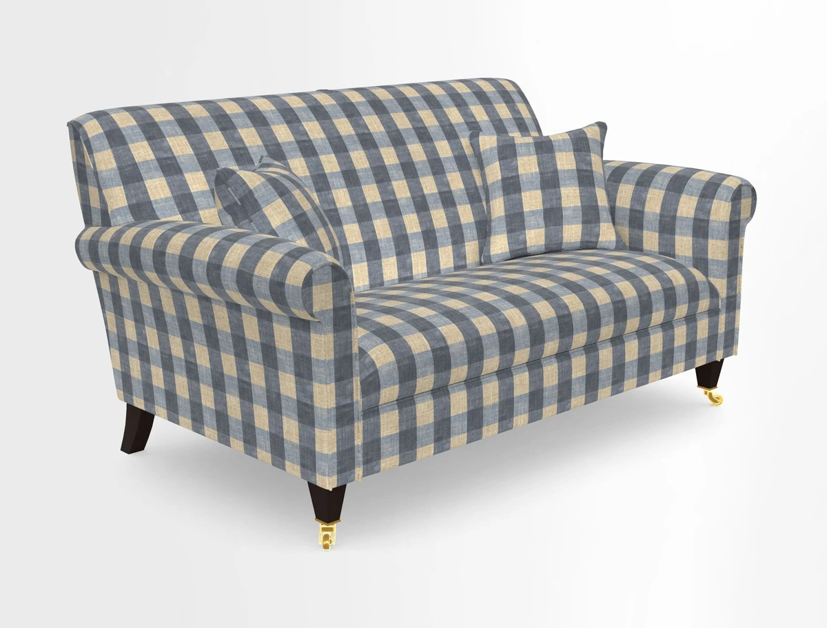 Petworth 2 Seater Sofa in Mulberry Flying Ducks