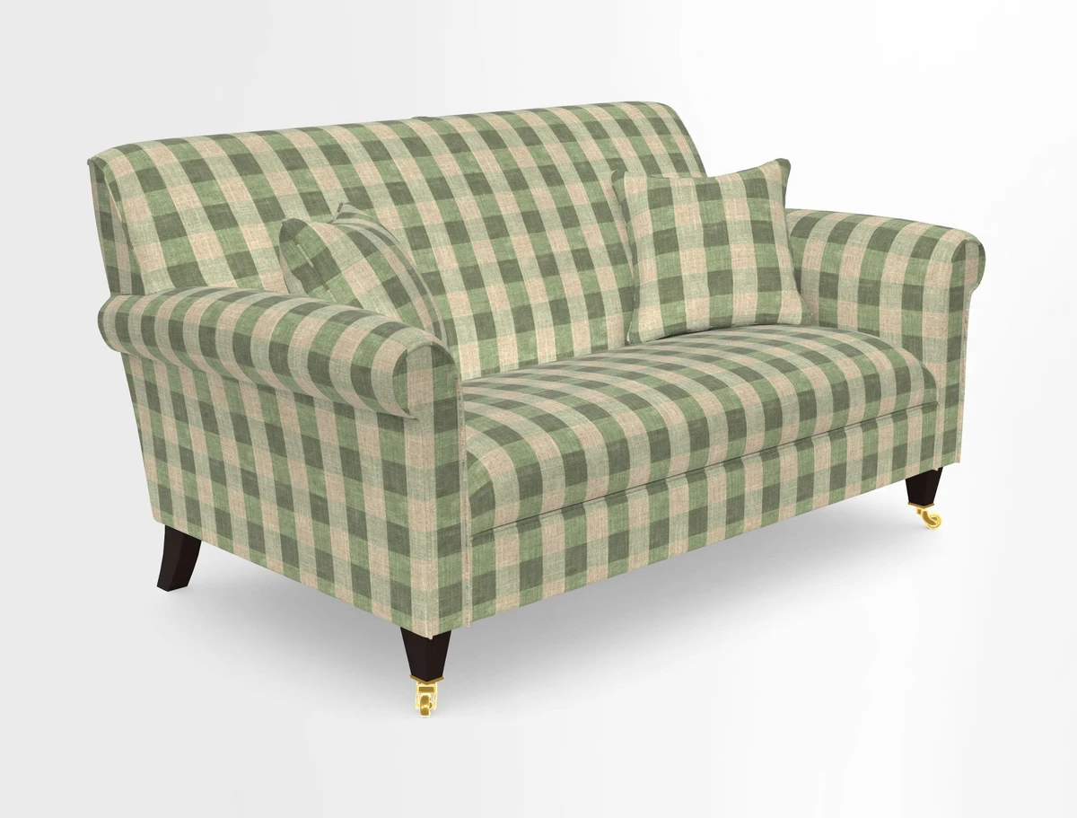Petworth 2 Seater Sofa in Mulberry Flying Ducks