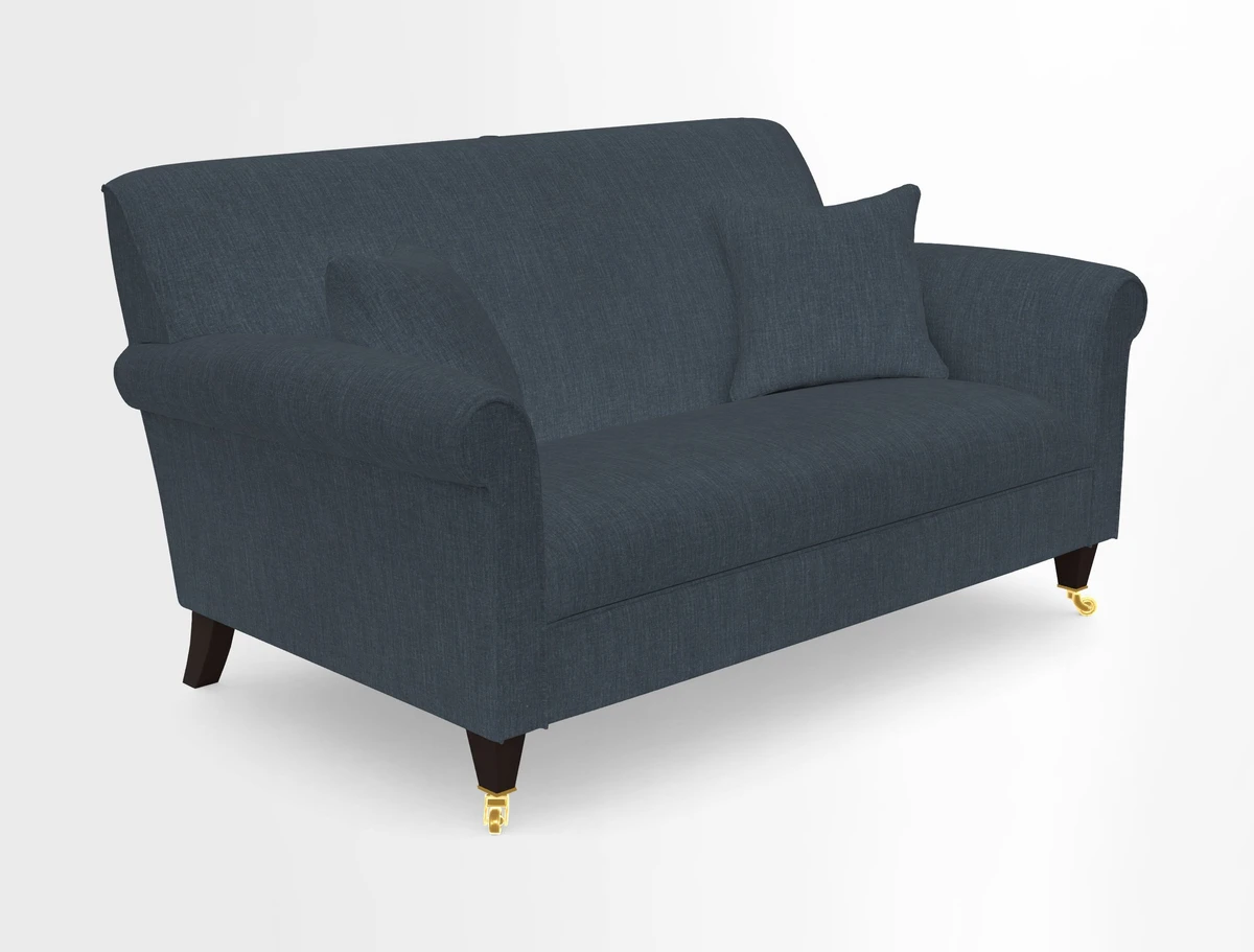 Petworth 2 Seater Sofa in Mulberry Flying Ducks