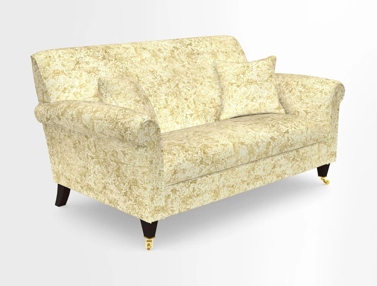 Petworth 2 Seater Sofa in Mulberry Flying Ducks