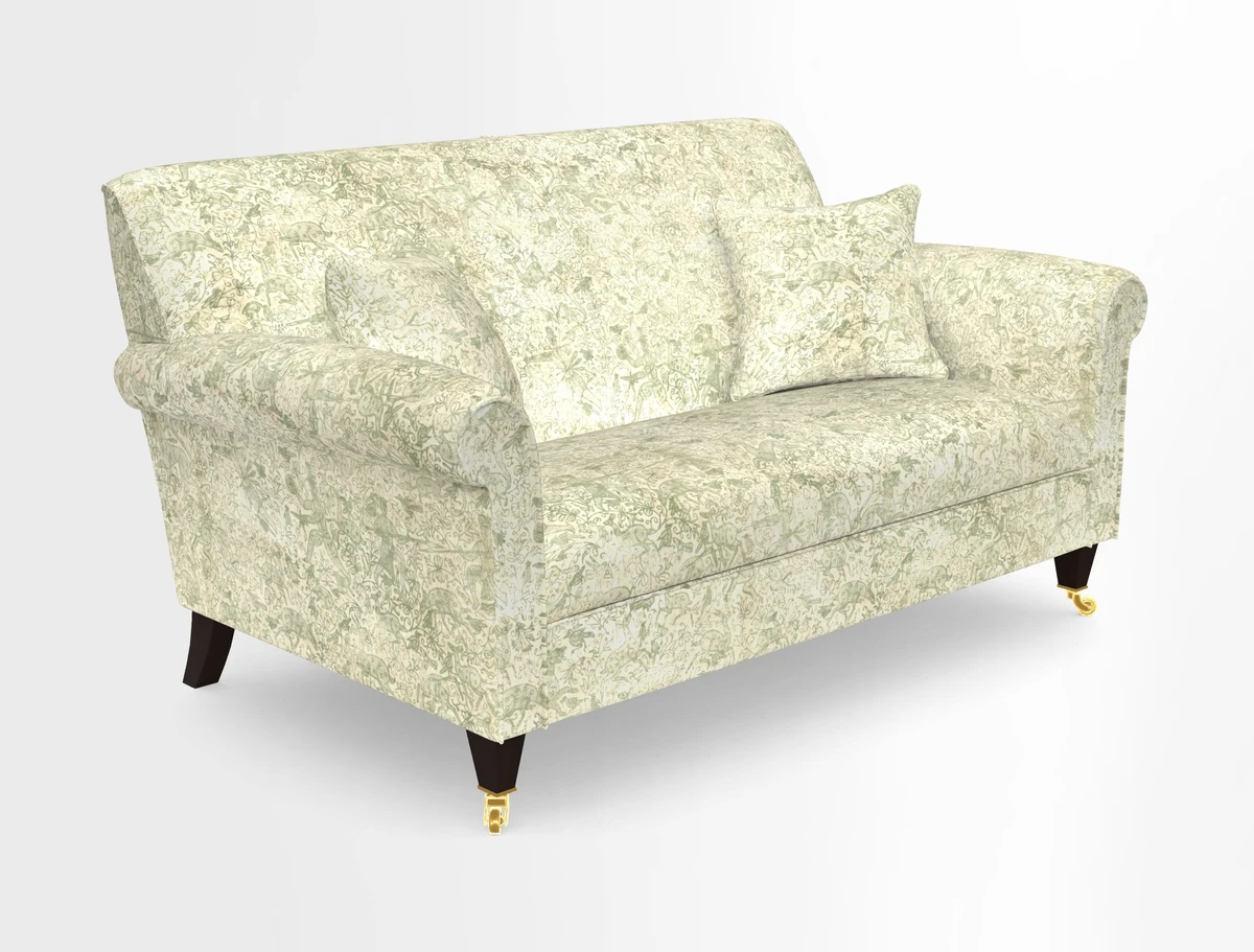 Petworth 2 Seater Sofa in Mulberry Flying Ducks