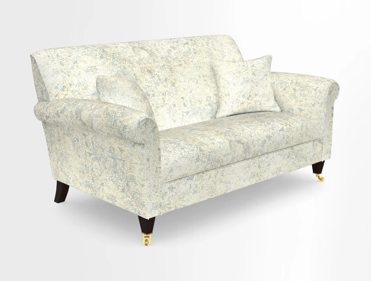 Petworth 2 Seater Sofa in Mulberry Flying Ducks