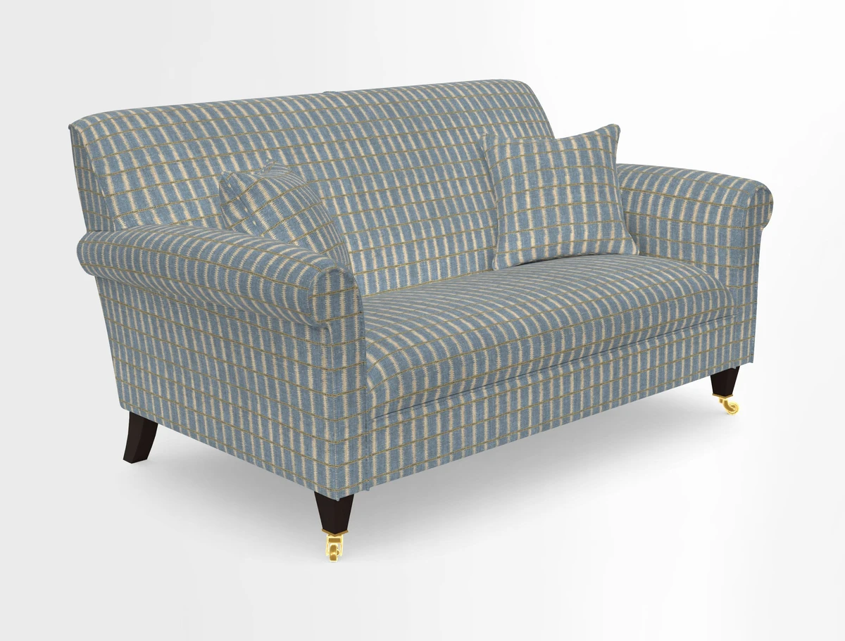 Petworth 2 Seater Sofa in Mulberry Flying Ducks