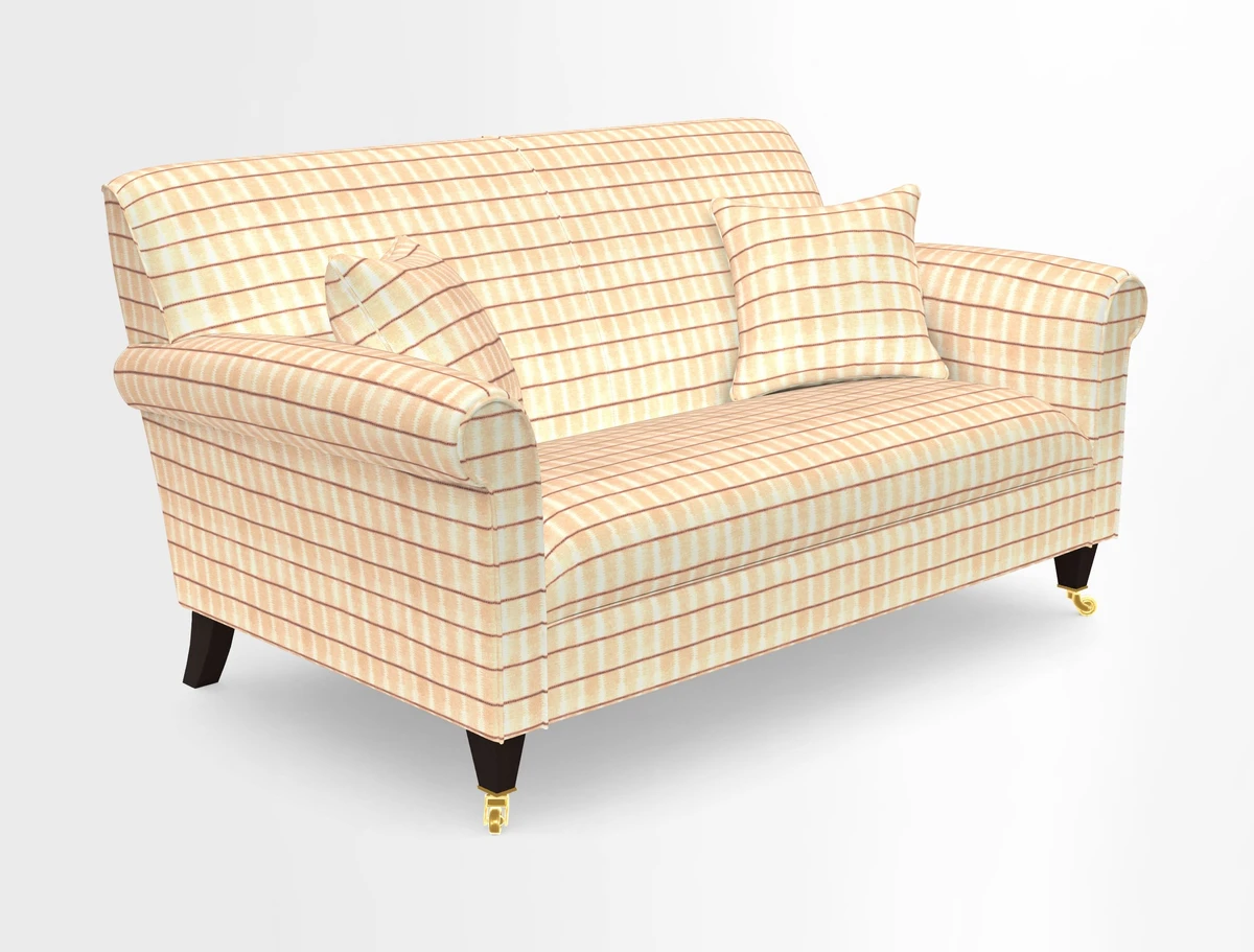 Petworth 2 Seater Sofa in Mulberry Flying Ducks