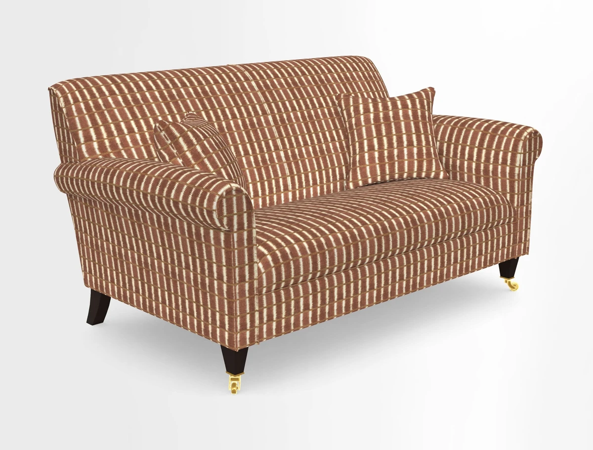 Petworth 2 Seater Sofa in Mulberry Flying Ducks