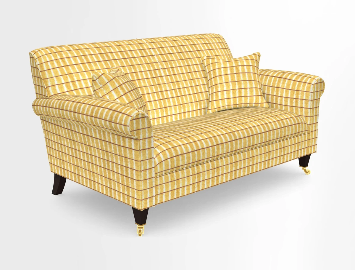 Petworth 2 Seater Sofa in Mulberry Flying Ducks