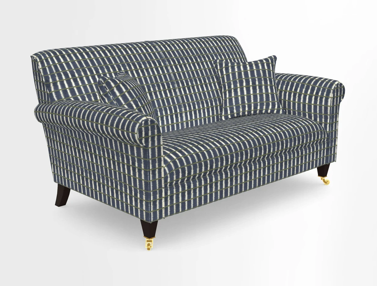 Petworth 2 Seater Sofa in Mulberry Flying Ducks