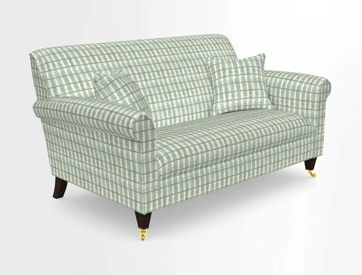 Petworth 2 Seater Sofa in Mulberry Flying Ducks