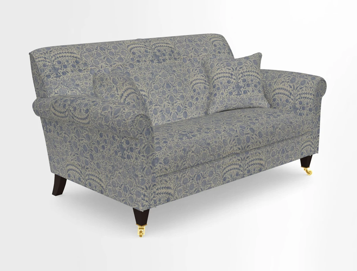 Petworth 2 Seater Sofa in Mulberry Flying Ducks