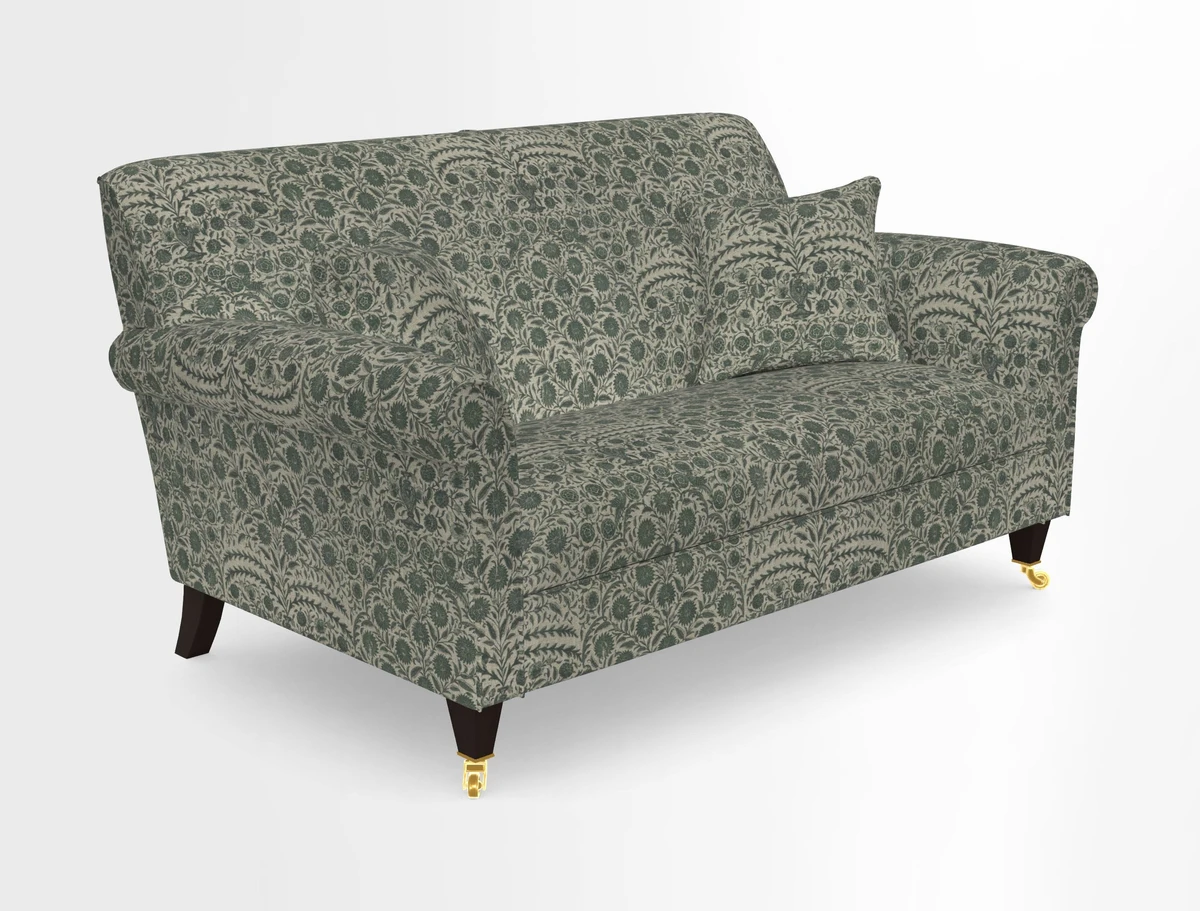 Petworth 2 Seater Sofa in Mulberry Flying Ducks