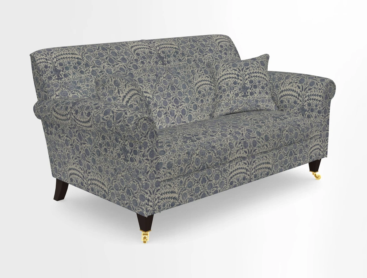 Petworth 2 Seater Sofa in Mulberry Flying Ducks