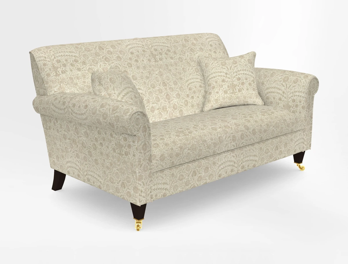 Petworth 2 Seater Sofa in Mulberry Flying Ducks