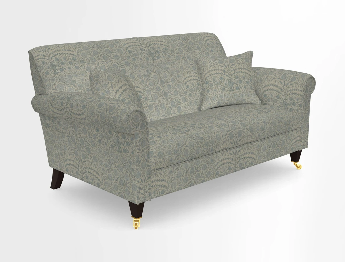 Petworth 2 Seater Sofa in Mulberry Flying Ducks
