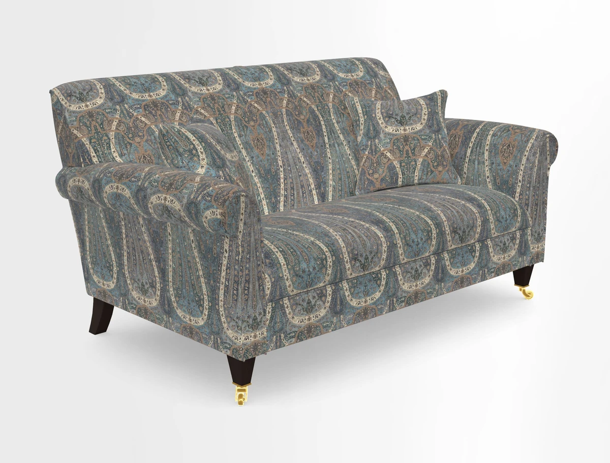 Petworth 2 Seater Sofa in Mulberry Flying Ducks