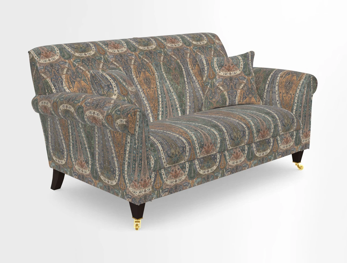 Petworth 2 Seater Sofa in Mulberry Flying Ducks