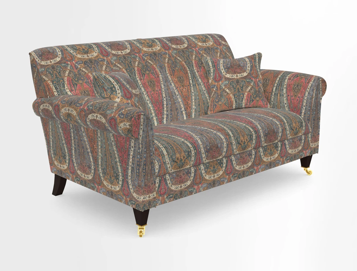 Petworth 2 Seater Sofa in Mulberry Flying Ducks
