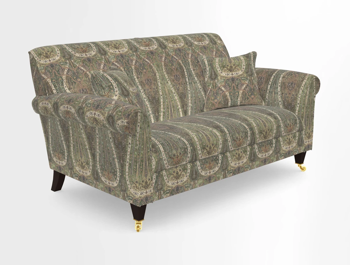 Petworth 2 Seater Sofa in Mulberry Flying Ducks