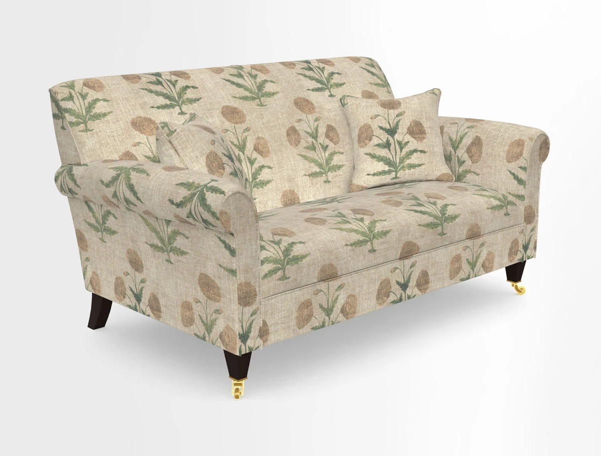 Petworth 2 Seater Sofa in Mulberry Flying Ducks