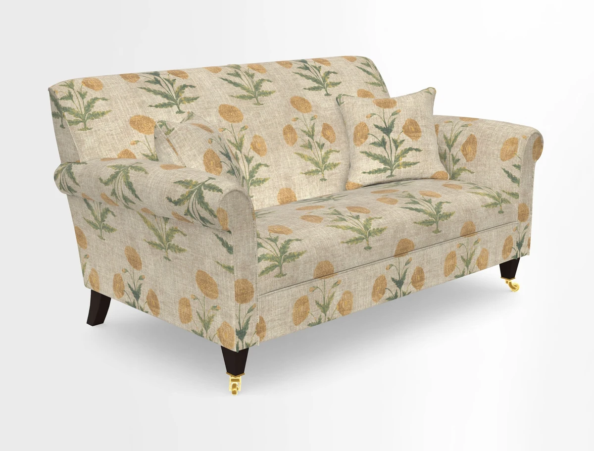 Petworth 2 Seater Sofa in Mulberry Flying Ducks