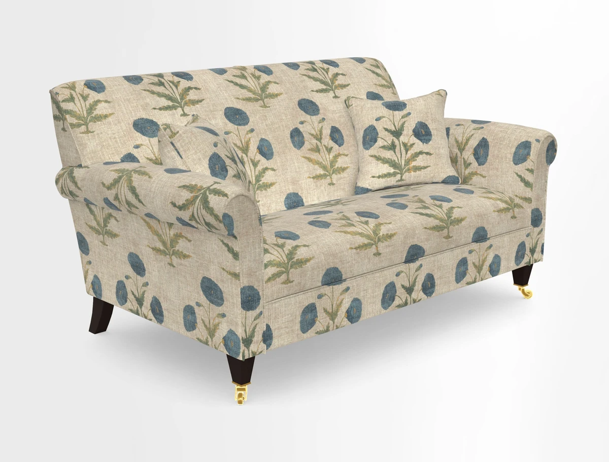 Petworth 2 Seater Sofa in Mulberry Flying Ducks