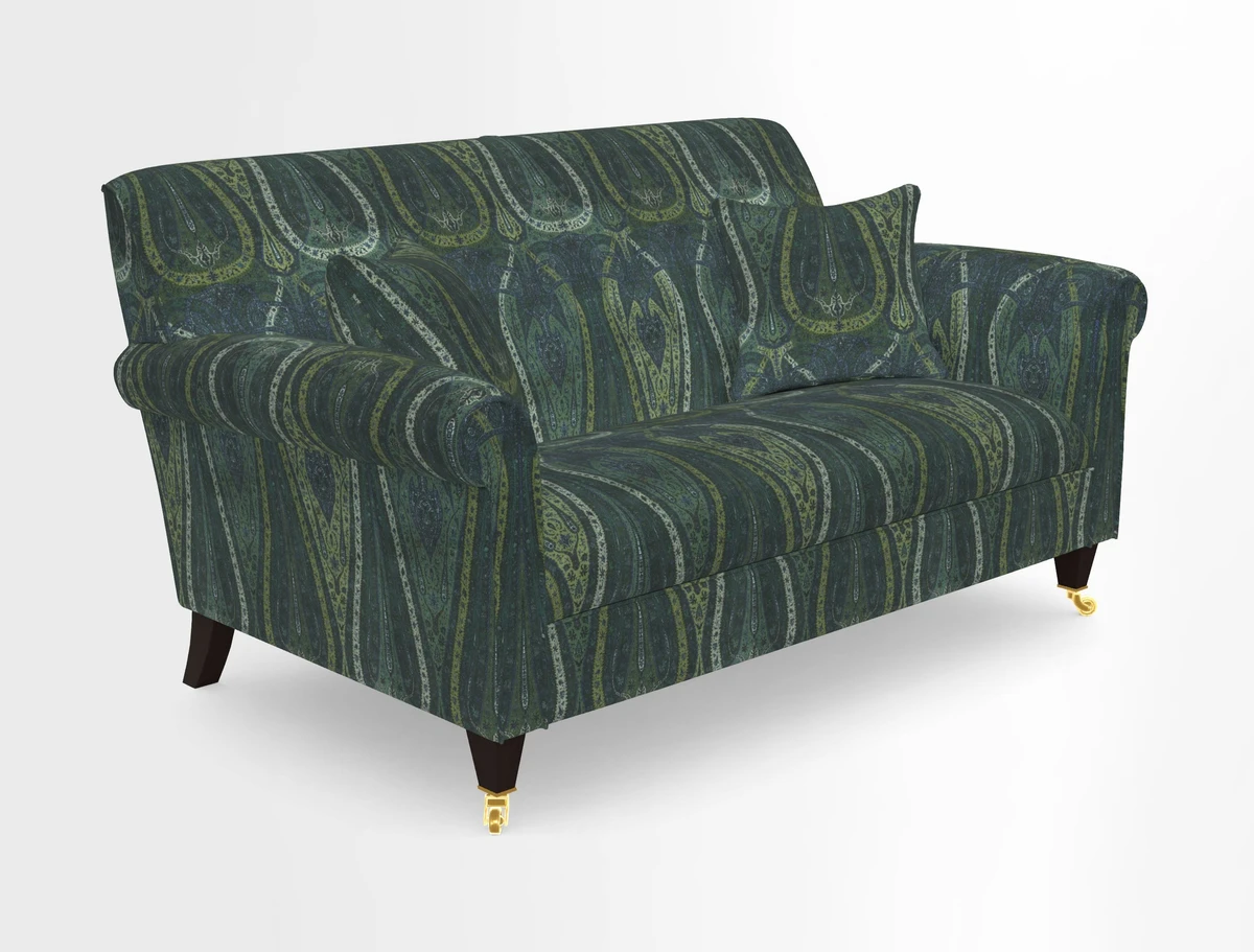 Petworth 2 Seater Sofa in Mulberry Flying Ducks