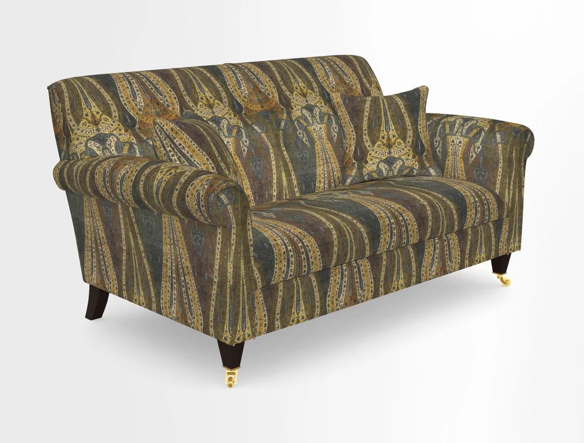 Petworth 2 Seater Sofa in Mulberry Flying Ducks