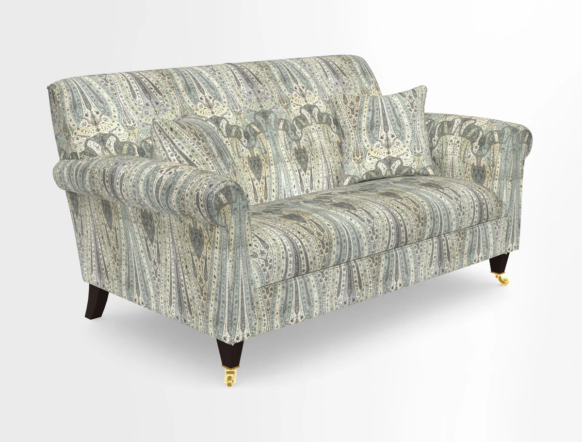 Petworth 2 Seater Sofa in Mulberry Flying Ducks