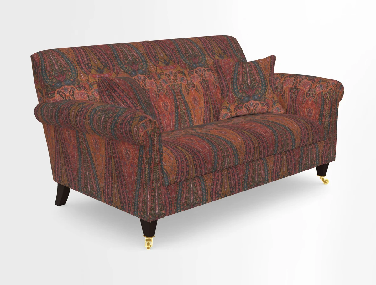 Petworth 2 Seater Sofa in Mulberry Flying Ducks