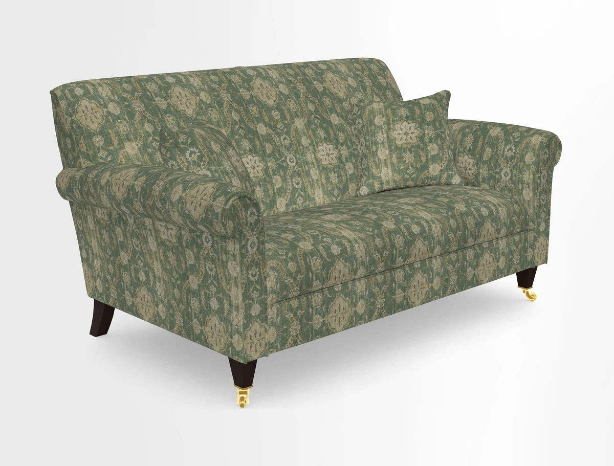 Petworth 2 Seater Sofa in Mulberry Flying Ducks