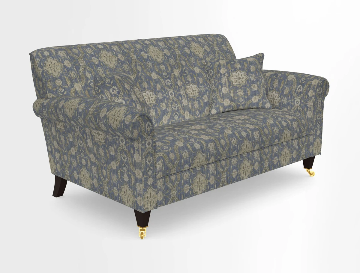 Petworth 2 Seater Sofa in Mulberry Flying Ducks