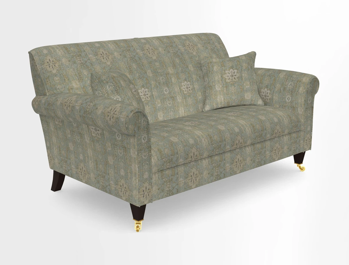 Petworth 2 Seater Sofa in Mulberry Flying Ducks